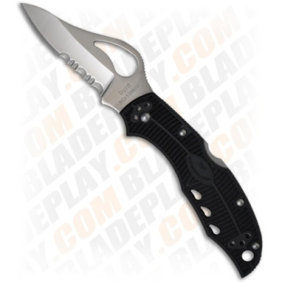 Нож складной Spyderco Byrd Meadowlark, пластик. рукоять, полусеррейтор