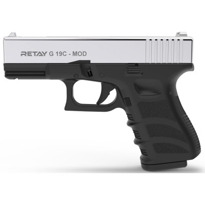 Стартовый пистолет Retay G19C Nickel