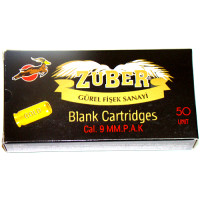 Патрон холостой 9 mm Zuber (Турция)
