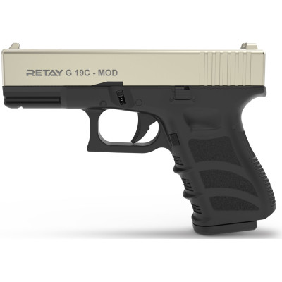 Стартовый пистолет Retay G19C Satin