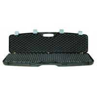Кейс Mega line 125x25x11 пластиковый, черный, клипсы