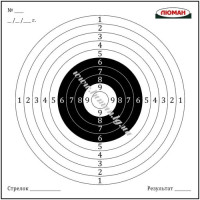 Мишень картонная спортивная №1