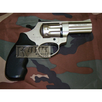 Револьвер под патрон Флобера Profi 3'' Satin с пластиковой рукоятью