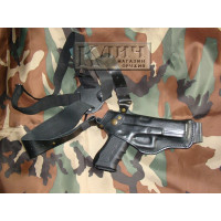 Кобура оперативная кожаная для пистолетов Glock 17 и Stalker 917