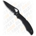 Нож складной Spyderco Byrd Cara Cara 2, стальная рукоять, полусеррейтор