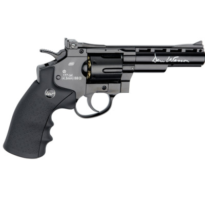 Пневматический револьвер ASG Dan Wesson 4'' Black
