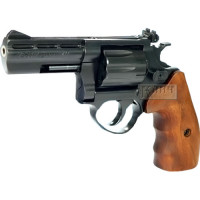 Револьвер под патрон Флобера ME 38 Magnum 4R, черный, с деревянной рукояткой
